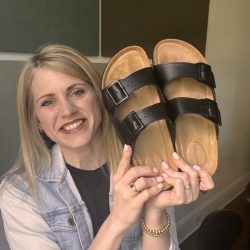 Crystal With Sandals